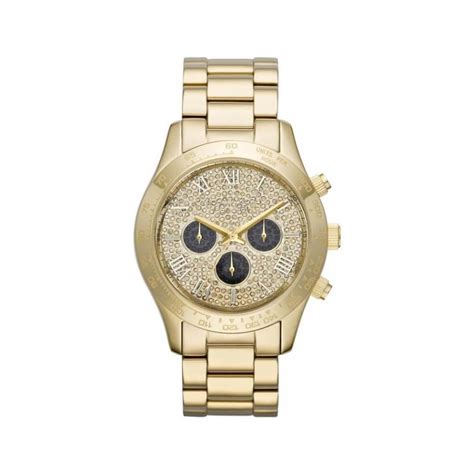 michael kors mk5830 ladies gold layton chronograph watch|MICHAEL KORS Gold Layton Glitz Watch MK5830 .